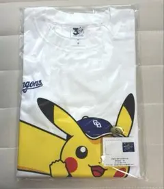 中日ドラゴンズ オリジナルポケモンTシャツ Lサイズ ピカチュウ - メルカリ