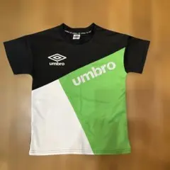 umbro Tシャツ 150サイズ 黒/緑/白