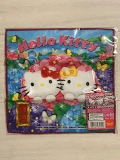 ハローキティ 鎌倉限定あじさいバージョンタオルハンカチ