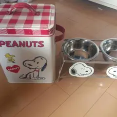 PEANUTS スヌーピー 食器台・ボウルセット