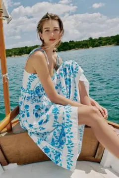 Forever21 ワンピース ノースリーブ ミチ コラボ レモン柄 Mサイズ