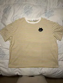 美品★にゃー　ボーダーTシャツのサムネイル