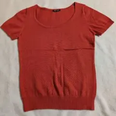 L'EST ROSE 半袖 ニット トップス レッドのサムネイル