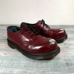 美品 Dr.Martens 名作 スチールトゥ UK4 チェリーレッド