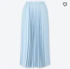 UNIQLO プリーツスカート ライトブルー Mサイズのサムネイル