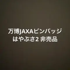 万博ピンバッジ非売品はやぶさ2 JAXA