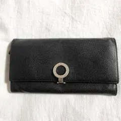 BVLGARI ブルガリ ビーゼロワン 長財布 レザー ブラック フラップ型 BVLGARI（ブルガリ） ビーゼロワン 財布 長財布 ロングウォレット