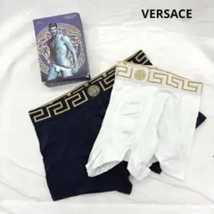 VERSACE グレカ メデューサ ボクサーパンツ 2枚セット - メルカリ