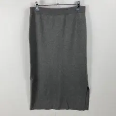 美品 UNIQLO ユニクロ スムースコットンブレンドスカート ナローシルエット