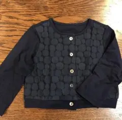 フォーマル　カーディガン　紺色　90