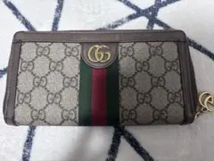GUCCI オフィディア 長財布 ベージュ/グリーン/レッド　値下げ可
