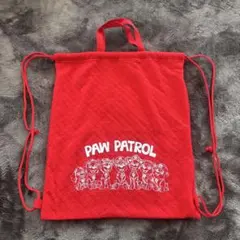 新品PAW PATROL 赤 ナップザックのサムネイル