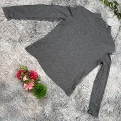 ✨HIROKO BIZ✨サイズ11(L) レディースグレー ハイネック長袖ニットのサムネイル