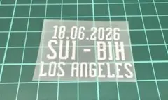 スイス　ボスニア　ワールドカップ　パッチ　ユニフォーム　2026 マッチデイのサムネイル