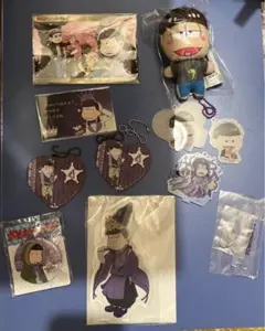 おそ松さん　一松　グッズまとめ売り　大量　ぬいぐるみ　名刺　ブロマイド