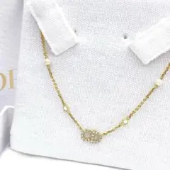 CLAIR D LUNE DIOR ディオール ネックレス ゴールド パール