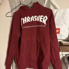 90s THRASHER ロゴ パーカー ボルドー フーディ USA スケーター 90s THRASHER ロゴ パーカー ボルドー フーディ USA スケーター | Mercari