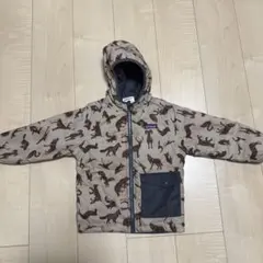 patagonia 動物柄リバーシブルジャケット　95cm〜105cm 4T