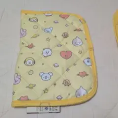 BT21 枕パッド 43×63cm イエロー