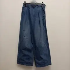 MACPHEE ワイドレッグデニム 34