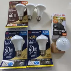 E26口金　人感センサー付LED電球 6つセットのサムネイル