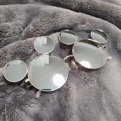 ディズニー　ミッキーサングラス　ミラー　シルバー