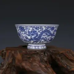 阿蘭陀焼 デルフト ペトルス・レグー窯 銅版転写 煎茶碗 アンティーク