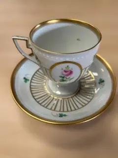 未使用品】ヘレンド ウィーンの薔薇 ピンク アンピールデザート