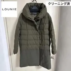 LOUNIE ダウンコート カーキ スタンドカラー ショールカラー 2025年最新】LOUNIE レディース ダウンジャケットの人気アイテム