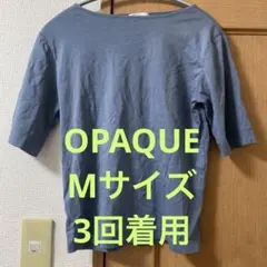 OPAQUE.CLIP ブルー 半袖Tシャツ　Mサイズ
