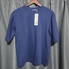UNIQLO エアリズムコットンオーバーサイズTシャツ(五分袖) M タグ付き