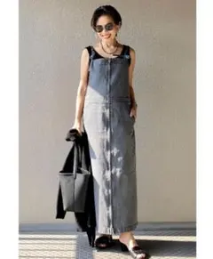 Bonjour Sagan　ボンジュールサガンサロペットジャンパースカートワンピ