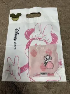 Disney Store マリーちゃん ミニタオル ピンク