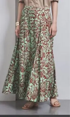 ◾️新品・未使用品◾️UNITED ARROWS フラワーフレア ロングスカート G