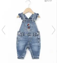 GAP デニムオーバーオール 12-18ヶ月　双子