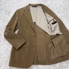 イタリア生地✨トゥモローランド　EMMETEX生地 キャメルジャケット　L相当