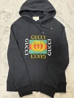 ⭐️24時間以内匿名発送⭐️GUCCI インターロッキング ロゴ パーカー 