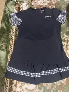 Admiral テニスウェア 黒 チェック柄