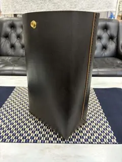 超美品○土屋鞄製造所○渋染めウォッシュドキャンバス レザー 本革 