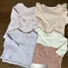 女の子長袖トップス　まとめ売り　80センチ