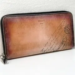 Berlutiベルルッティ★正規品カリグラフィー長財布USED Berluti ベルルッティ 財布 メンズ カリグラフィ エスパス