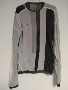 【中古】Rick Owens モノクロニットセーター 17S/Sのサムネイル
