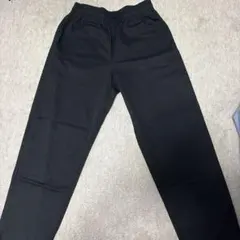 GU 黒 ウエストゴムパンツ