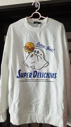 アベイル購入 CHIP CLIP カロリー ゴースト スウェット メンズL