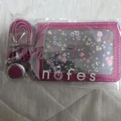 nofes パスケース 定期入れ 花柄 ピンク