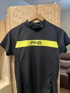 ぐっさん 様専用　PING レディース Lサイズ シャツ ブラック/イエロー