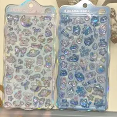 BONBON DROP ボンボンドロップシール ちゅるきら2枚 正規品 そらねこ
