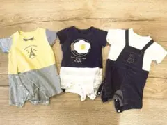1枚3000円代のロンパース3点セット❁⃘*.゜