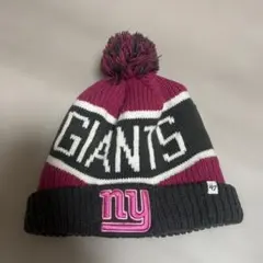 47 New York Giants ニット帽 ポンポン付き
