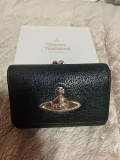 Vivienne Westwood ブラック三つ折り財布